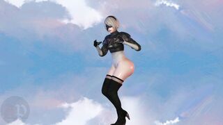 2B Twerks & Shakes Her Booty Exclusively for You
