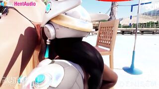 Symmetra Sucking off Futa Brigitte