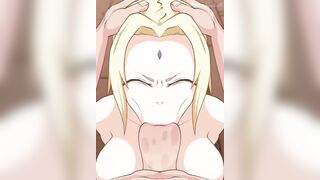 Blonde Anime Cartoon Babe gets Her Throat Fucked Extremely Rough (Throatpie)