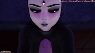 POV Raven is Hungry for Your Cock
