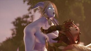 Draenei with a Horse Cock Fucking Alexstrasza