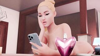 Long Haired 3D Cartoon Teen Blonde Fucked Doggy Style