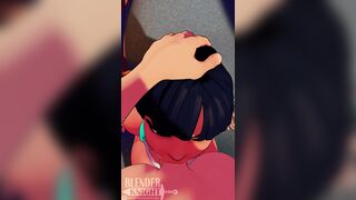 El Dorado Cartoon Chel giving Blowjob & getting Facefucked