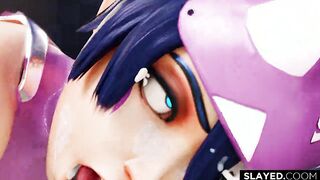 3D Orc Fucking Animated Busty Teen Babe Kiriko Brutally Rough