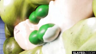 3D Orc Fucking Animated Busty Teen Babe Kiriko Brutally Rough