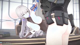 Bronya Split Leg Mid Air Fuck