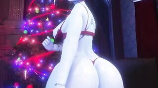 Widowmaker Bouncing Dat Ass on X-Mas