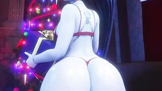 Widowmaker Bouncing Dat Ass on X-Mas