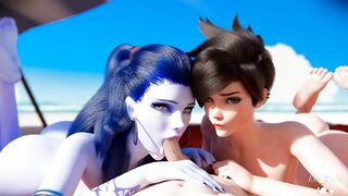 Widow & Tracer at the Beach (Full Animation)