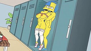 Best The Simpsons Family Cartoon Porn Animation Compilation by NSTAT