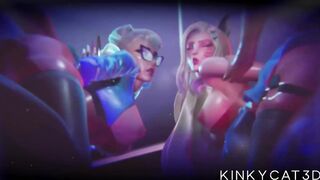 Ahri & Evelynn - Public Breeding [KINKYCAT3D]