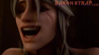 Yennefer Tortures Ciri (Witcher BDSM) [Baronstrap]