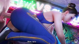 Chun-Li's Juicy Ass Fuck and Anal Creampie [Maiden Masher]