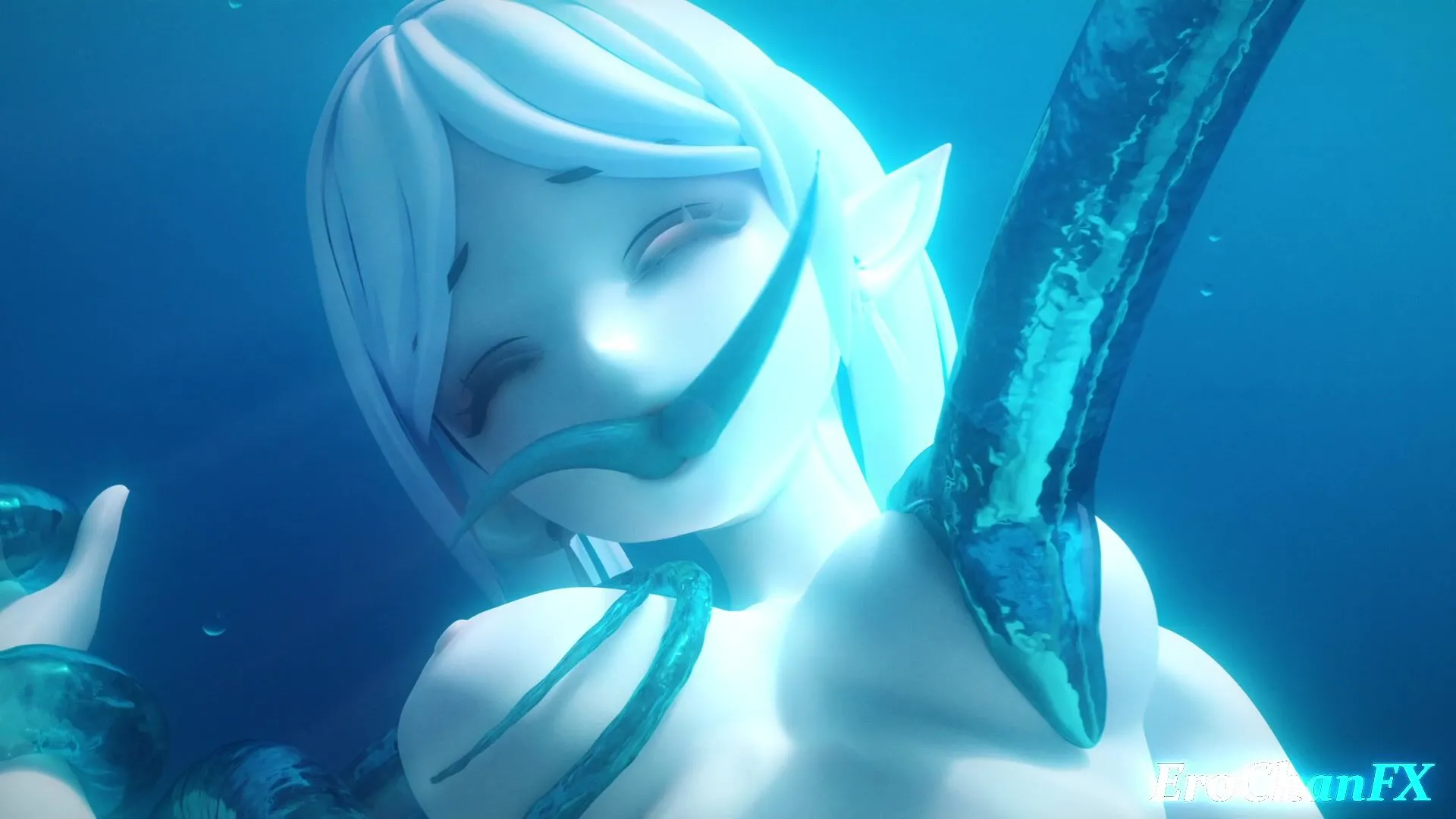 Frieren underwater tentacle hentai