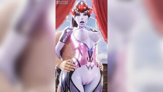 Sliding in Widow from behind