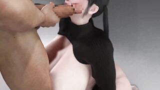 Massive 3D Tits Babe Cock Slapped