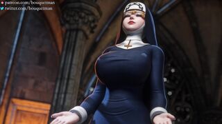Big Tits 3D Nun Cleansing (Paizuri Cumshot)