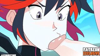 Dick Growth Delight: Ryuko's Kinky Encounter with a Blonde