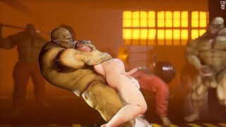 Stomach Bulge Alert! Watch an Orc Dominate a Male from Behind