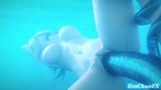 Arlecchino underwater tentacle hentai