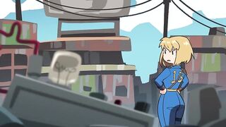 Vault girl on a quest for the water chip (Fallout Cartoon Porn Animation)