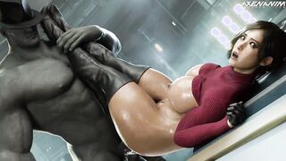 Unstoppable Mr. X Gives Ada Wong a Wild Ride