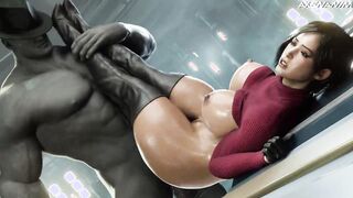 Unstoppable Mr. X Gives Ada Wong a Wild Ride