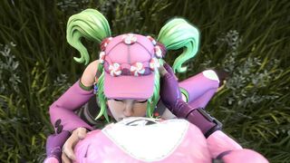 Fortnite Zoey POV Sucking Off Panda Team Leader (Futanari Blowjob)