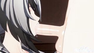 Genshin Anime Arlecchino Takes Control in Cowgirl Sex Position [RedRain]