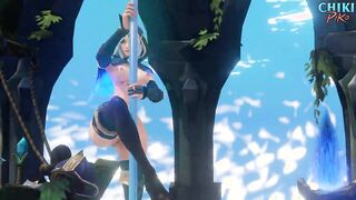 Ashe Pole Dancing at Summoners Rift