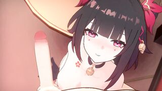 Honkai Sparkle Getting Fucked in Full Nelson Sex Position
