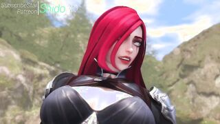 Filling Katarina in the Outdoors - League of Legends SFM Porn Animation by Shido3D