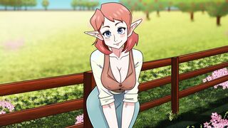 Horny Cartoon Zelda Link Getting His Hands on MILF Stepmom Anju [LaceyXitzal]