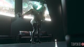 Futa Yorha 2B on Stellar Blade Eve [TokPok3D]