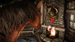 Two Girls & One Horse - The Elder Scrolls V Skyrim Bestiality [3Derotica]