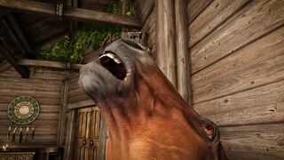 Two Girls & One Horse - The Elder Scrolls V Skyrim Bestiality [3Derotica]