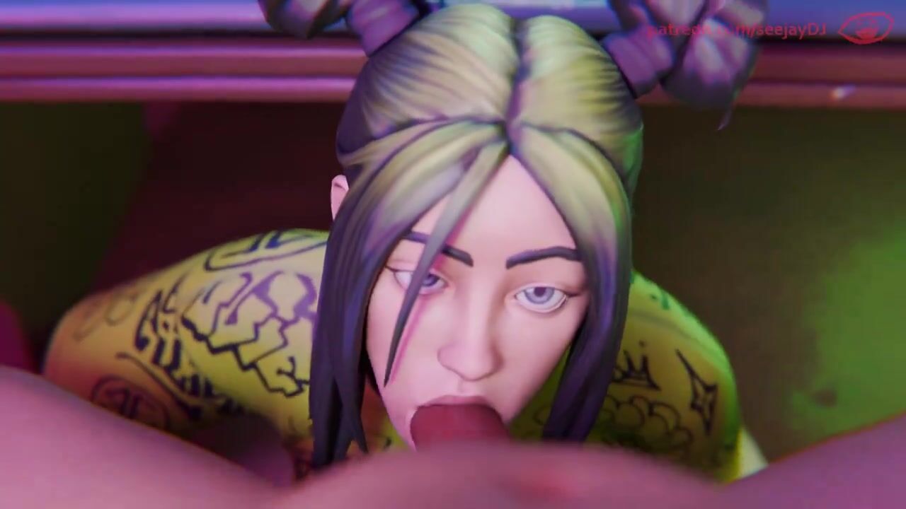 Fortnite Parody Billie Eilish Blowjob During Recording Session