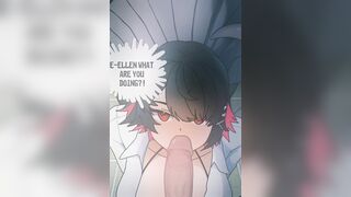 Ellen Joe Servicing with Her Mouth (Zenless Zone Zero XXX Anime) [Selehyme]