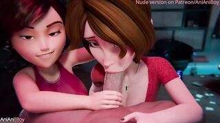 Helen Parr & Aunt Cass Duet of Best MILFs