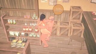 Shop Owner Fucking Busty Teenager on Summer Vacation [japs8005]