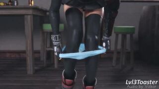 Tifa shows you her panties