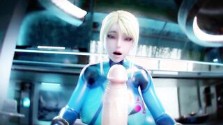 Samus Aran Making This Dude Cum Twice!