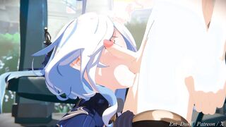 Genshin Impact 3D Hentai Animation - Furina Doing a POV Fellatio