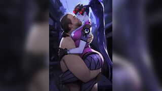 Widowmaker Stand & Carry French Kissing Bald Dude