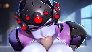 Widow Paizuri & Blowjob Combo