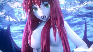 Rias Gremory POV underwater riding cowgirl