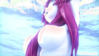 Rias Gremory POV underwater riding cowgirl