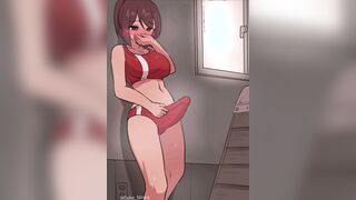 Anime Futanari Throbbing Handsfree Cumshot Ejaculation