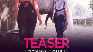 Two Blonde Females Adoring Horse Dick - Emily's Diary - Episode 15 (Teaser)