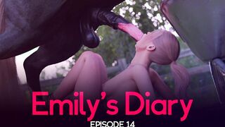 Horse Cock Deepthroat Challange (Throat Fuck) - Emily's Diary - Episode 14